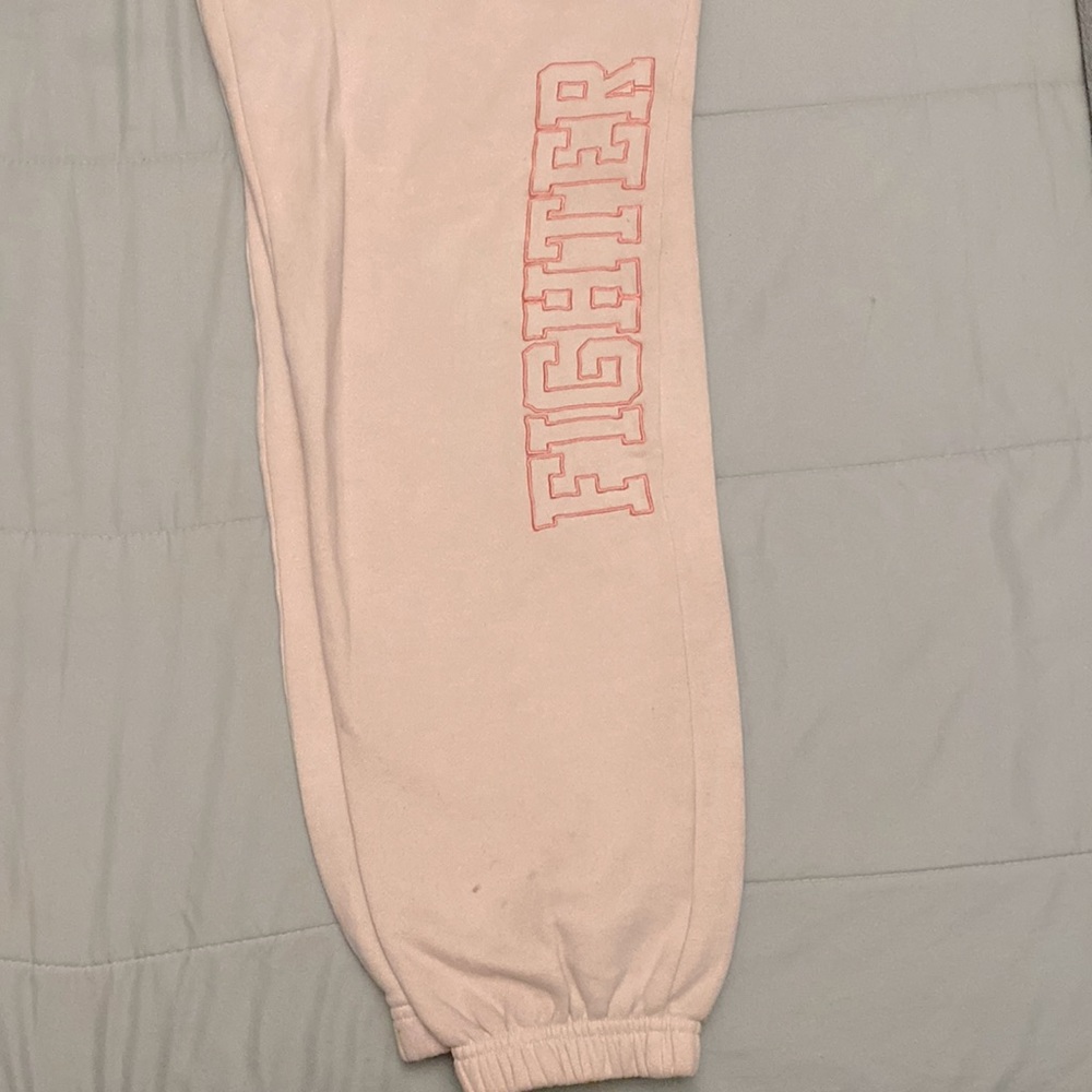 Light pink “fighter” sweats